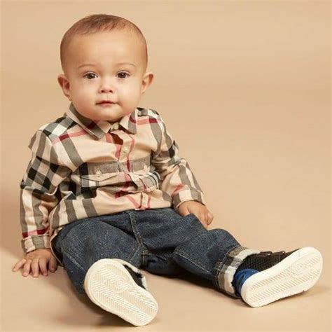 baby boys burberry shirt|burberry baby boy sale.